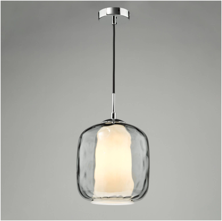 Majella Pendant Light- Polished Chrome/ Aged Brass Finishes