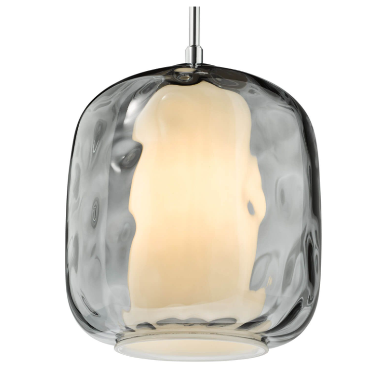 Majella Pendant Light- Polished Chrome/ Aged Brass Finishes