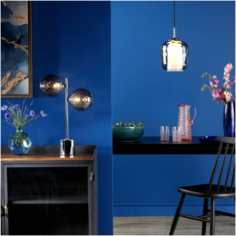 Majella Pendant Light- Polished Chrome/ Aged Brass Finishes