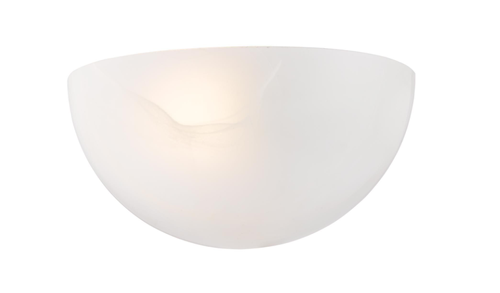 Keita Wall Light- Alabaster Glass and Antique Bronze