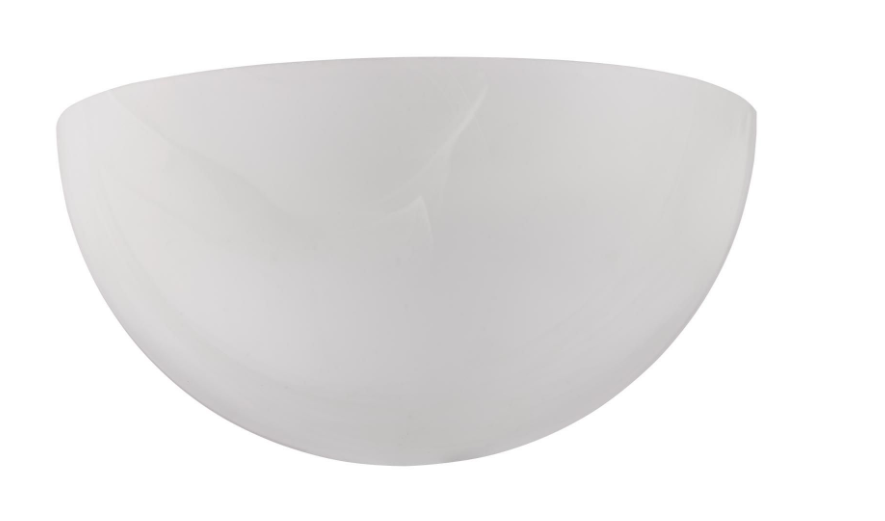 Keita Wall Light- Alabaster Glass and Antique Bronze