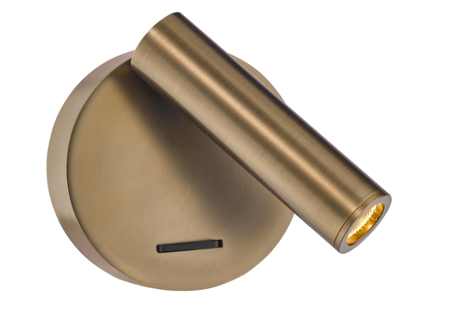 Itala LED Single Spotlight- Antique Bronze/ Matt Black