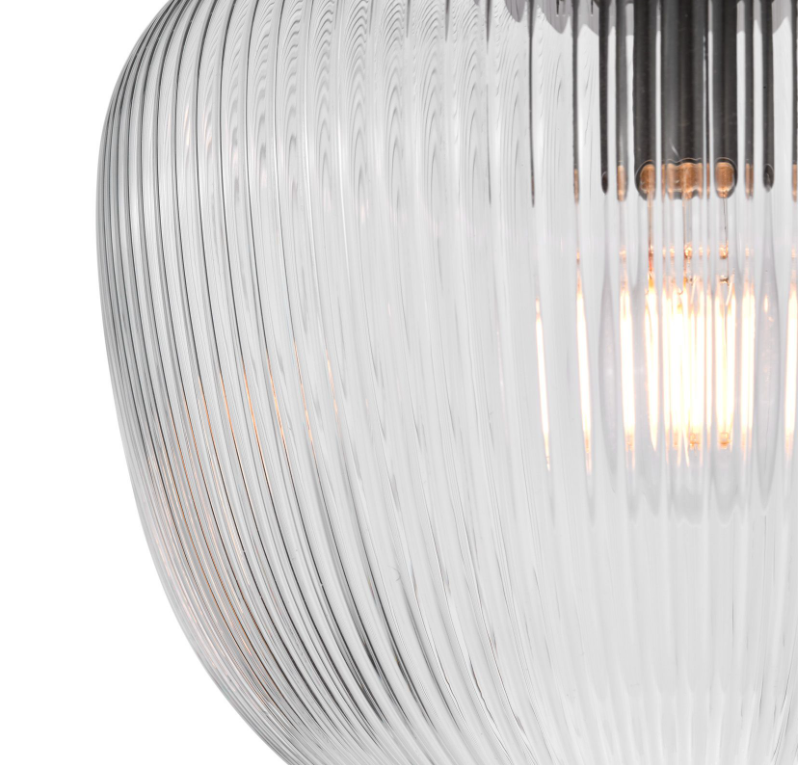 Abrielle Flush Light-  Brushed Nickel/ Brushed Bronze