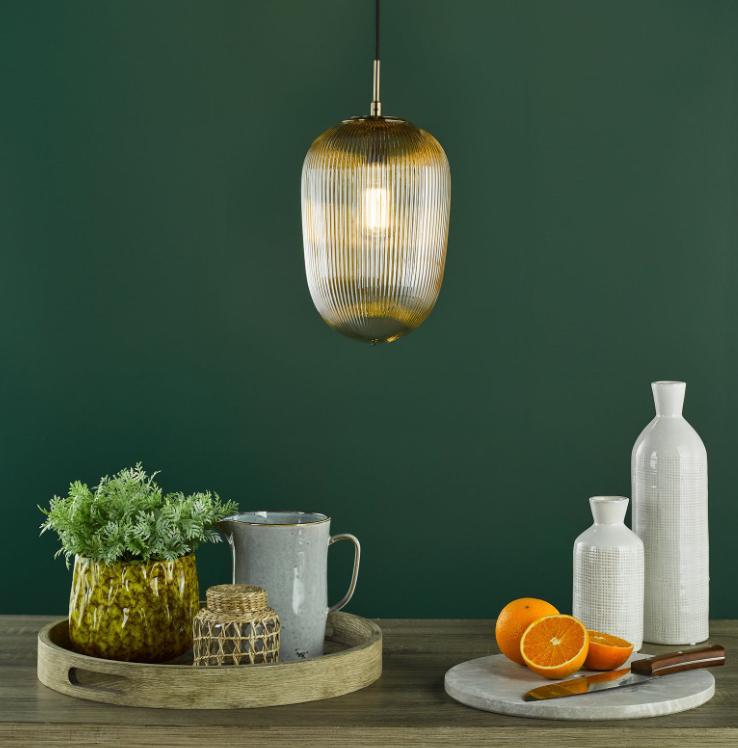 Abrielle Pendant Light- Brushed Bronze/ Brushed Nickel