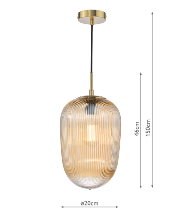 Abrielle Pendant Light- Brushed Bronze/ Brushed Nickel