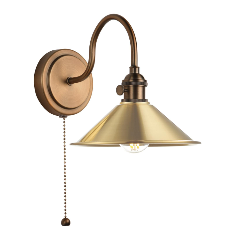 Hadano Wall Light- Antique Bronze with Various Finishes