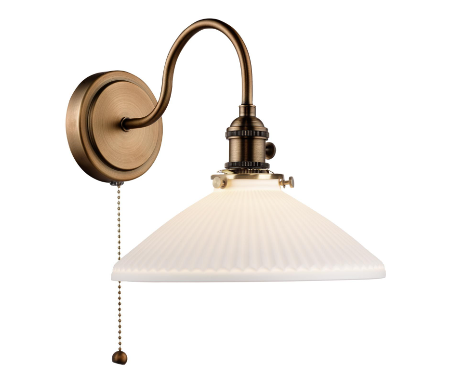 Hadano Wall Light- Antique Bronze with Various Finishes
