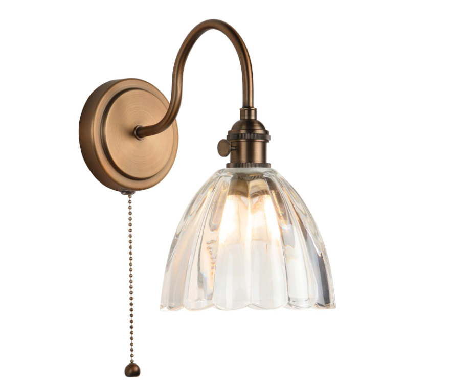 Hadano Wall Light- Antique Bronze with Various Finishes