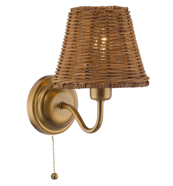 Elara Wall Lamp- Antique Bronze with Various Finishes