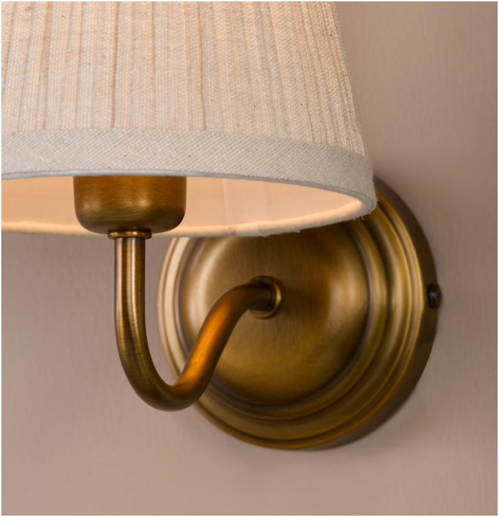 Elara Wall Lamp- Antique Bronze with Various Finishes