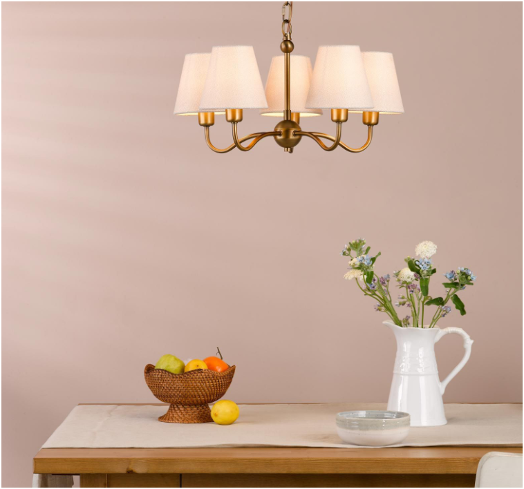 Elara 3/5Lt Chandelier- Antique Bronze with Various Shades