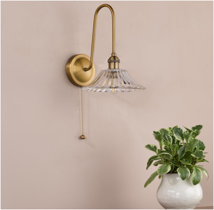 Hadano Tall Wall Light- Antique Bronze with Various Finishes