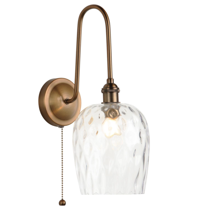 Hadano Tall Wall Light- Antique Bronze with Various Finishes