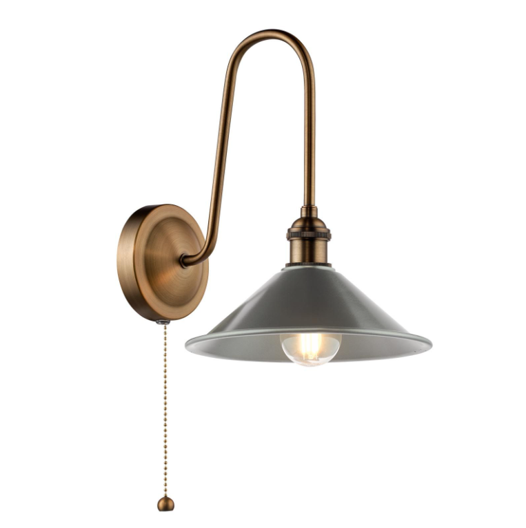 Hadano Tall Wall Light- Antique Bronze with Various Finishes