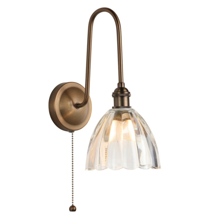 Hadano Tall Wall Light- Antique Bronze with Various Finishes