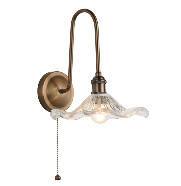 Hadano Tall Wall Light- Antique Bronze with Various Finishes
