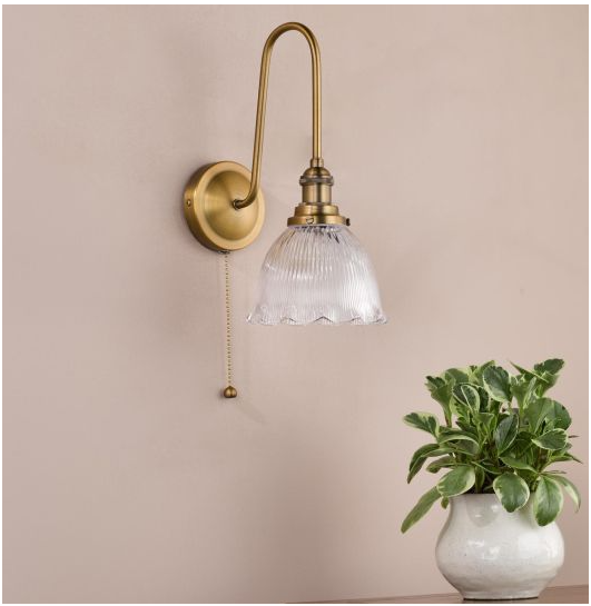 Hadano Tall Wall Light- Antique Bronze with Various Finishes