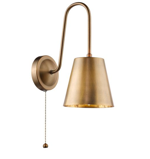 Hadano Tall Wall Light- Antique Bronze with Various Finishes