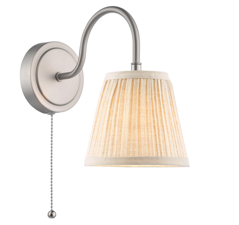 Hadano Wall Light- Antique Chrome with Various Finishes