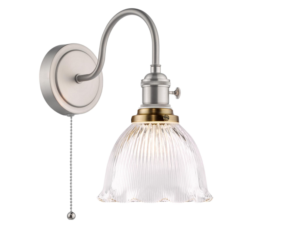 Hadano Wall Light- Antique Chrome with Various Finishes