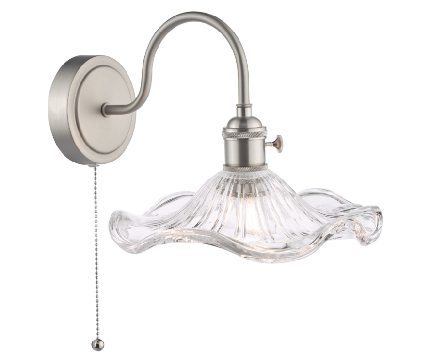 Hadano Wall Light- Antique Chrome with Various Finishes