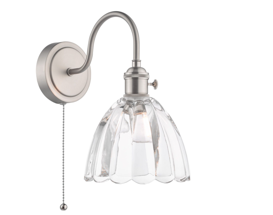Hadano Wall Light- Antique Chrome with Various Finishes