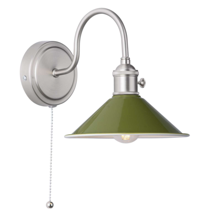 Hadano Wall Light- Antique Chrome with Various Finishes