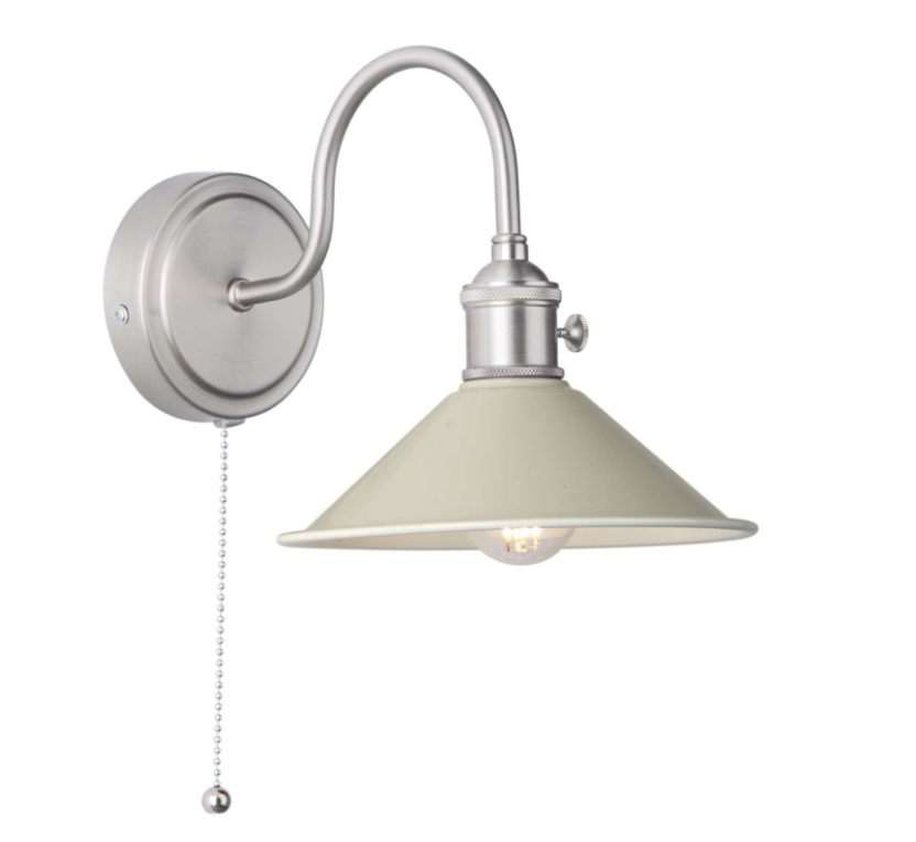 Hadano Wall Light- Antique Chrome with Various Finishes