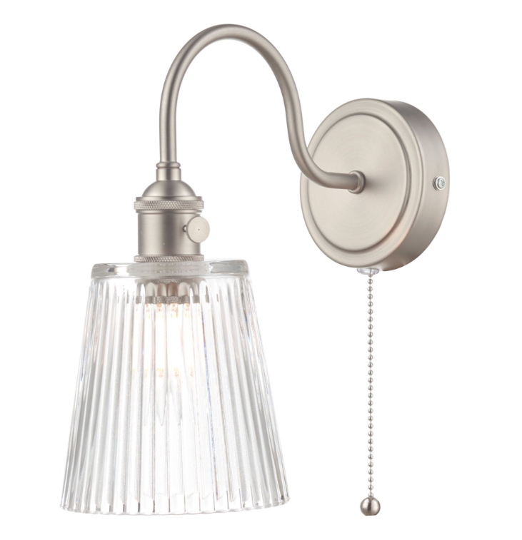 Hadano Wall Light- Antique Chrome with Various Finishes