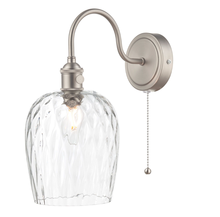Hadano Wall Light- Antique Chrome with Various Finishes
