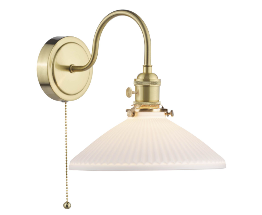 Hadano Wall Light- Natural Brass with Various Finishes
