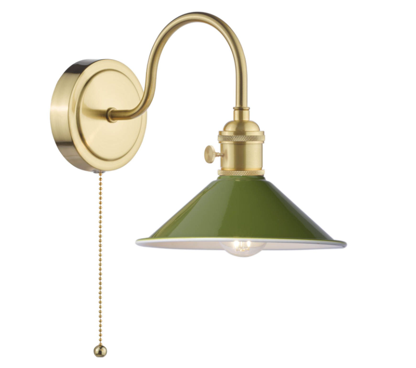 Hadano Wall Light- Natural Brass with Various Finishes