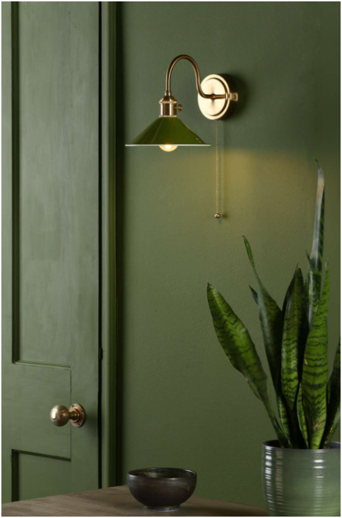 Hadano Wall Light- Natural Brass with Various Finishes