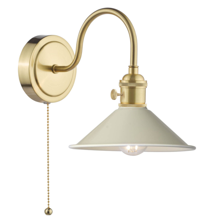 Hadano Wall Light- Natural Brass with Various Finishes