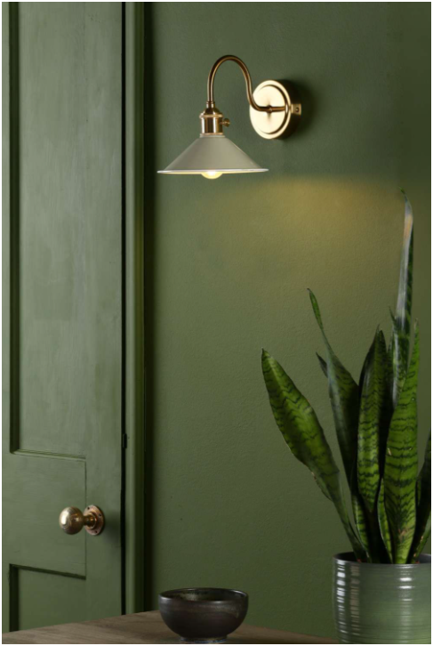 Hadano Wall Light- Natural Brass with Various Finishes