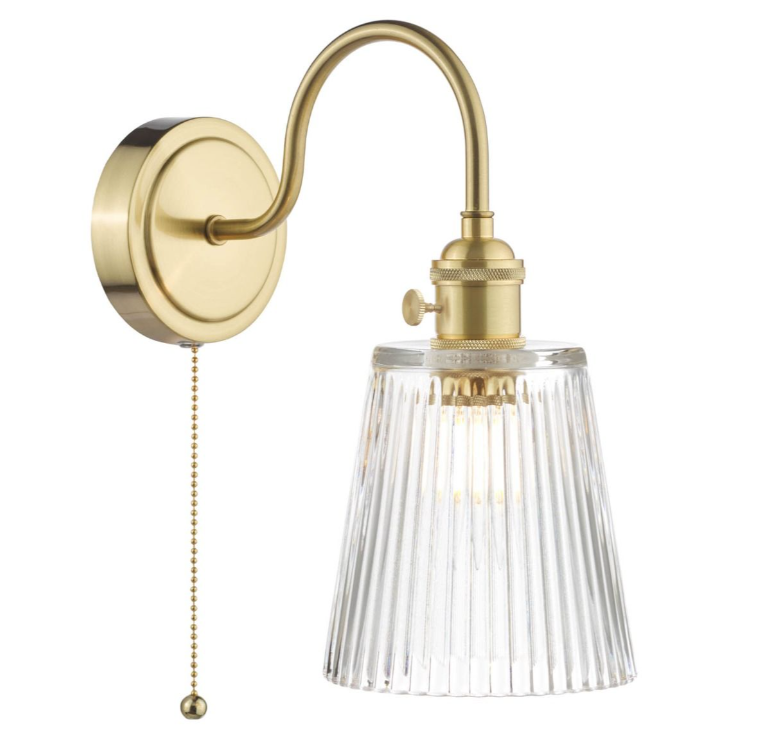 Hadano Wall Light- Natural Brass with Various Finishes