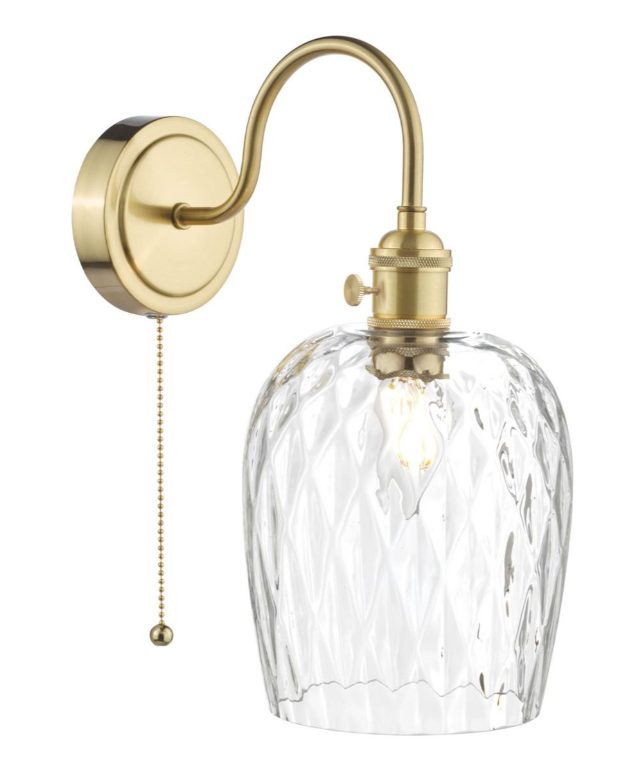 Hadano Wall Light- Natural Brass with Various Finishes