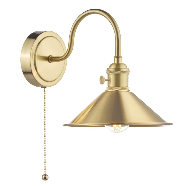 Hadano Wall Light- Natural Brass with Various Finishes