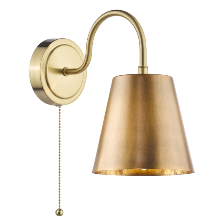 Hadano Wall Light- Natural Brass with Various Finishes