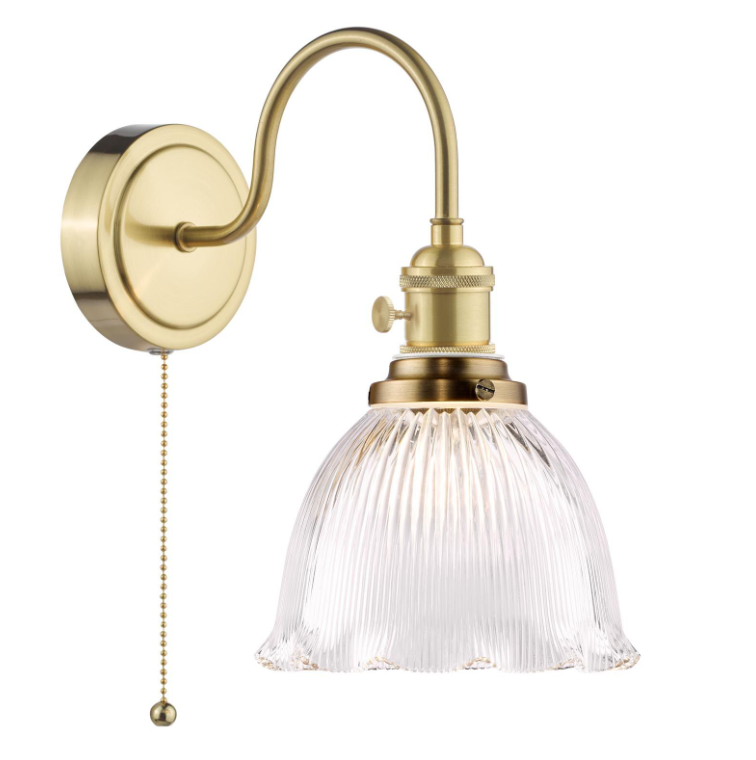 Hadano Wall Light- Natural Brass with Various Finishes
