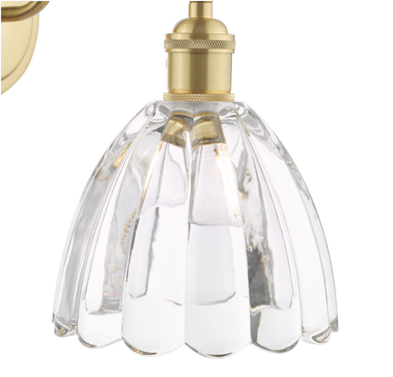 Hadano Wall Light- Natural Brass with Various Finishes