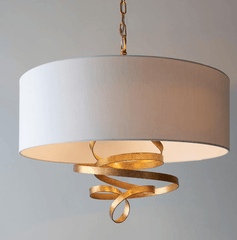Bella Table Lamp Gold Leaf -Finish