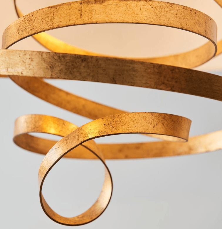 Bella Table Lamp Gold Leaf -Finish