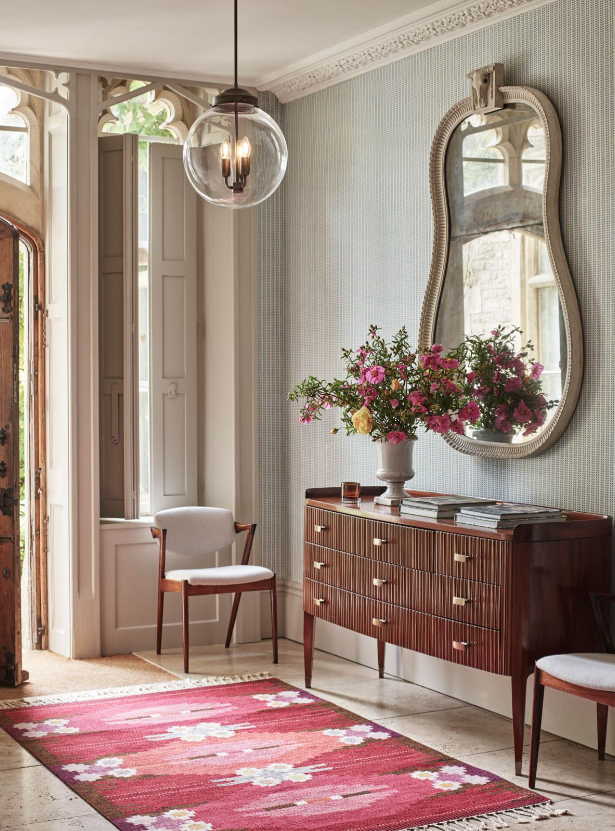 Fairfax 3 Light Pendant Glass and Antique Brass