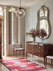 Fairfax 3 Light Pendant Glass and Antique Brass