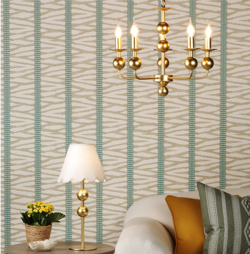 Tilda 5 Light Pendant Satin Gold Fitting Only