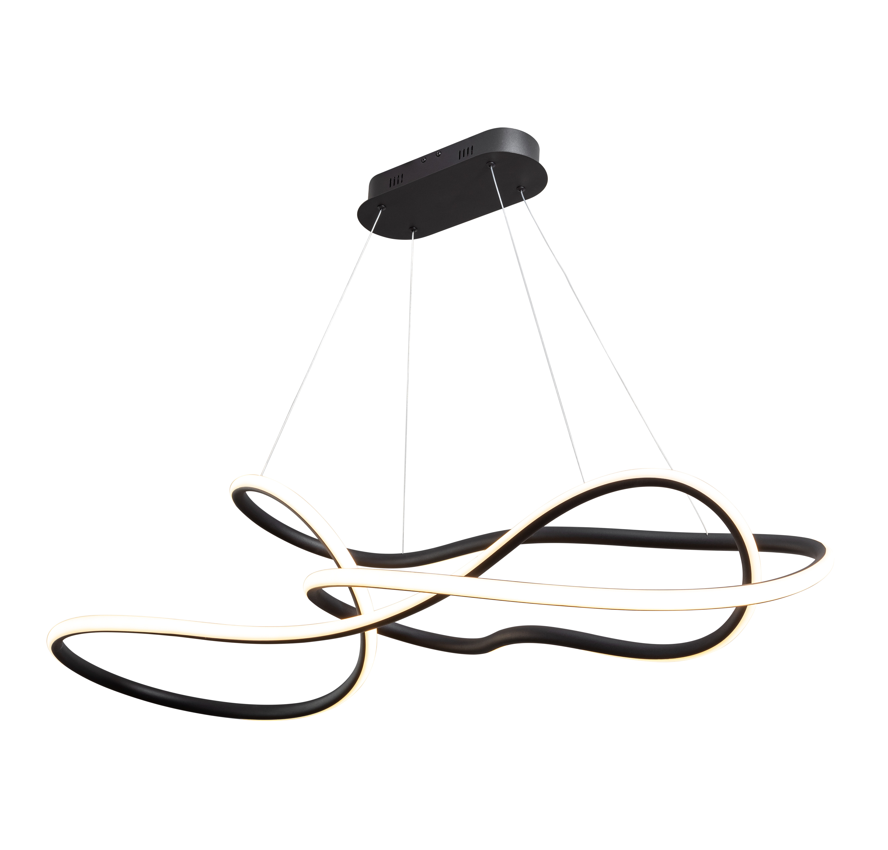 Evania Ceiling Light - Matt Black Finish