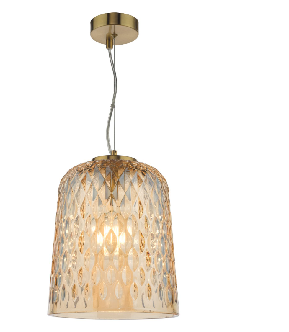 Varius Pendant Light- Natural Brass/ Matt Black Finishes