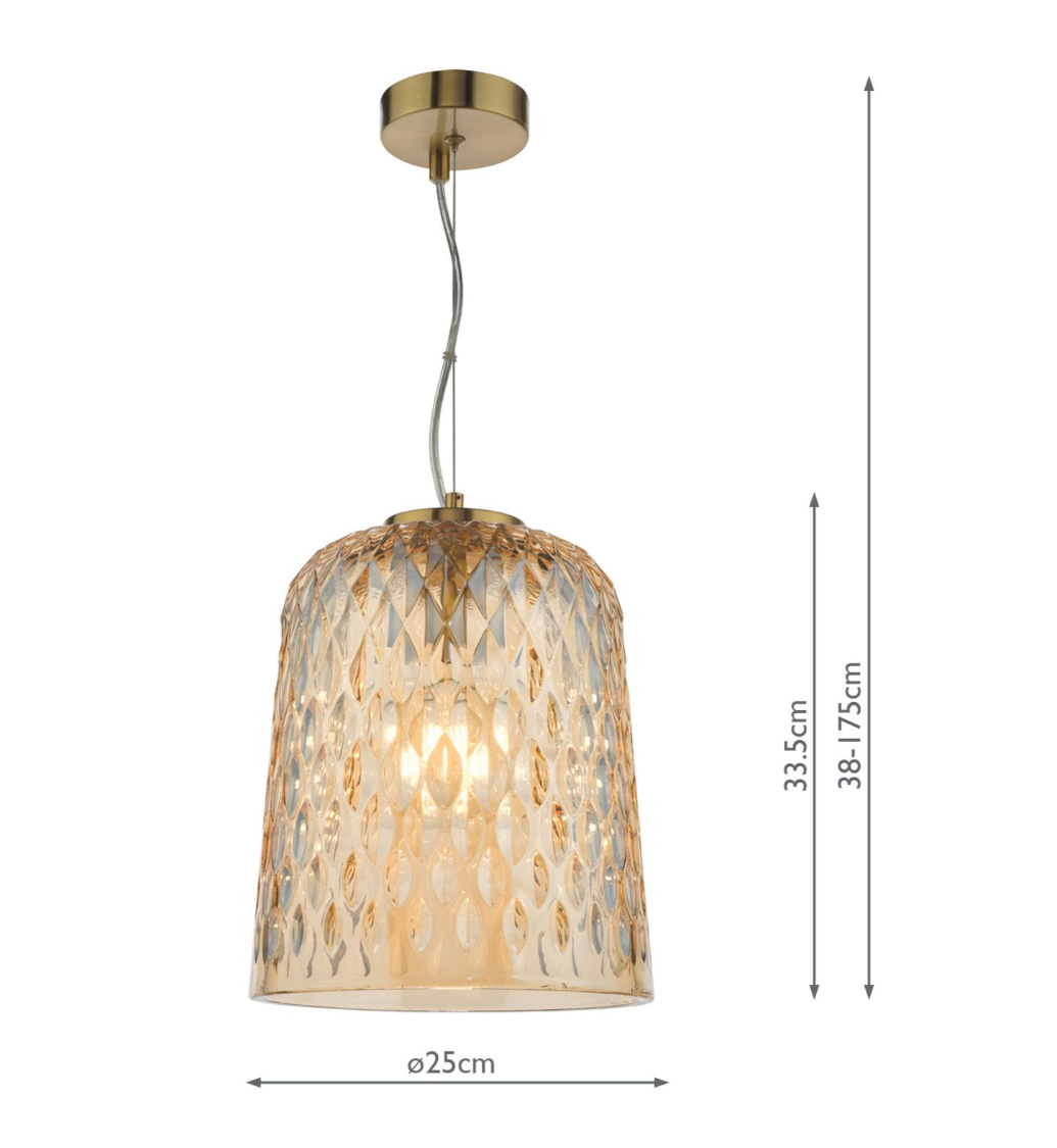 Varius Pendant Light- Natural Brass/ Matt Black Finishes