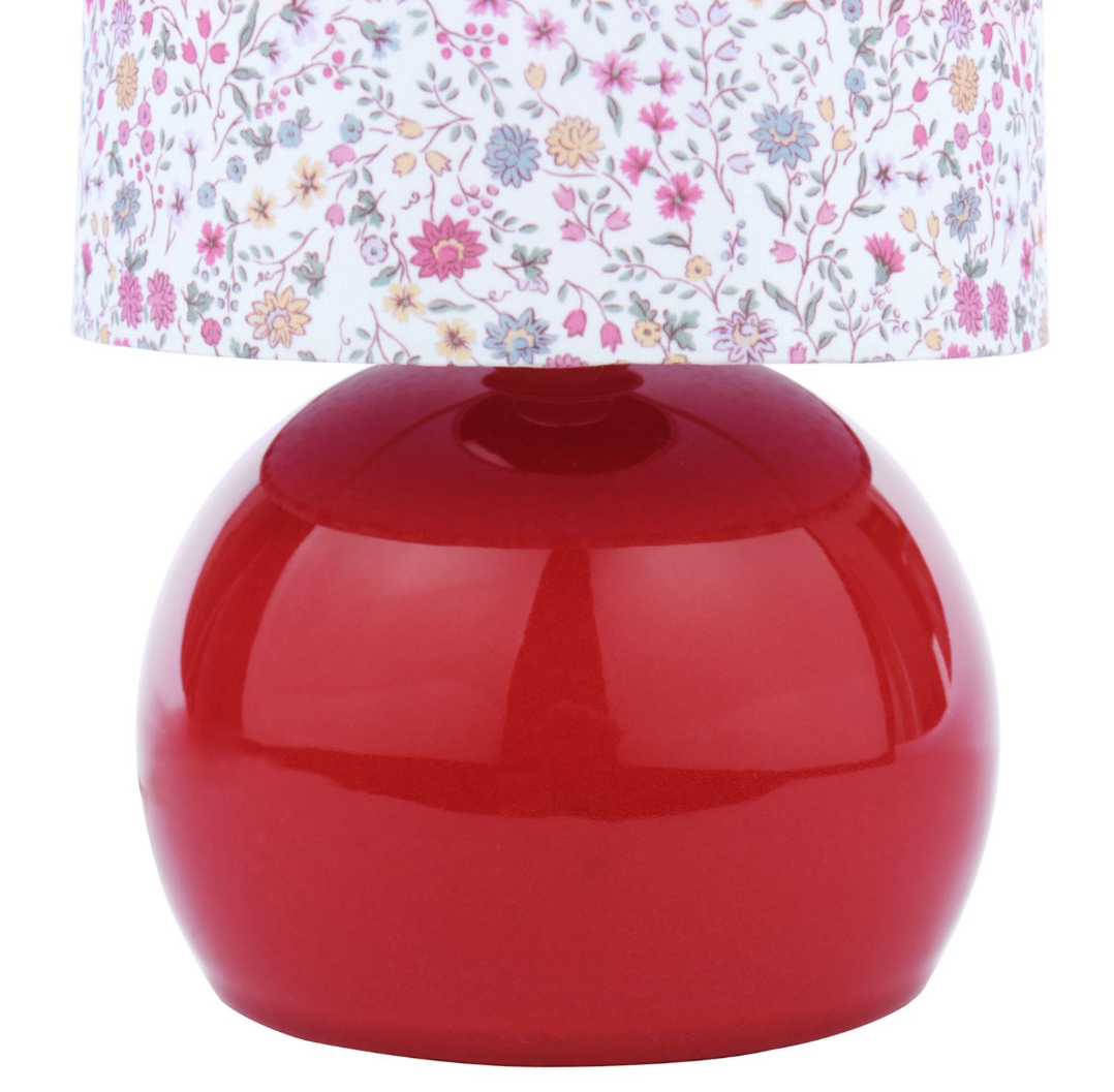 Knowlton Table Lamp- Pink Crackle Glaze With Shade